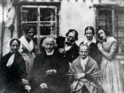 Familienbild Max Kellers mit Constanze Mozart. Aufgenommen im Oktober 1840 in Altötting. Quelle: Stadtarchiv/Heimatmuseum Altötting